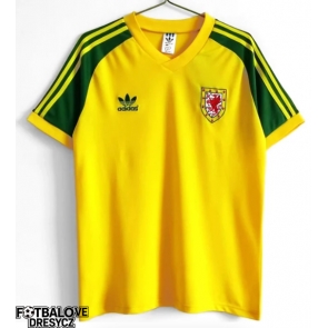 Wales 1980-1982 Retro Venkovní Dres Krátký Rukáv Wales 1980-1982 Retro Venkovní Dres Krátký Rukáv